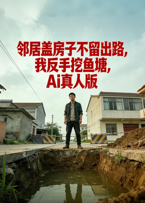 邻居盖房子不留出路我反手挖鱼塘Ai真人版短剧（17集乡村短剧高清全集在线看）